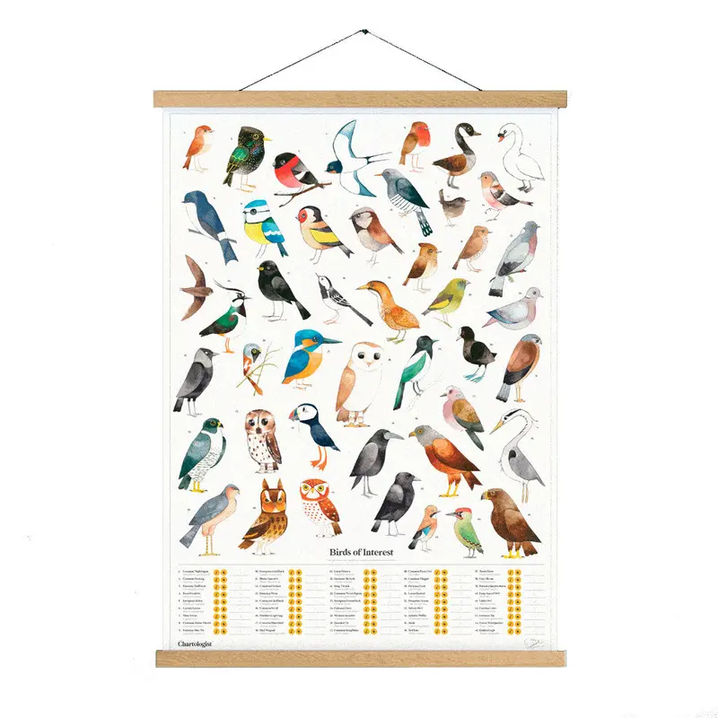 The Chartologist Magnetic Poster Hanger – 50 cm Wide