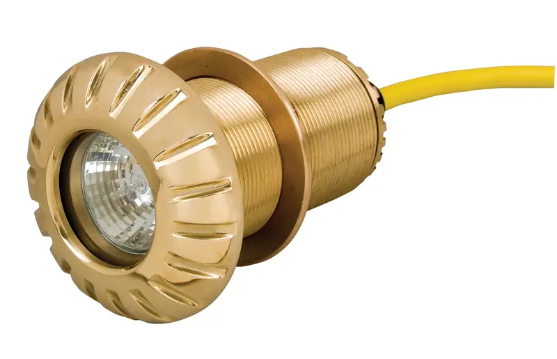 Thru-Hull Mounted Underwater Lighting Fixture