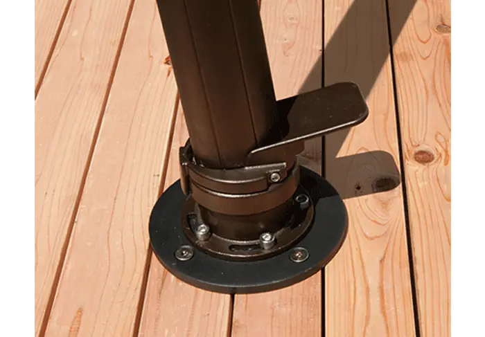 Treasure Garden Wood Mount Installation Kit for Umbrella Bases