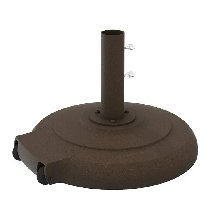 Tropitone 24″ Round Wheeled Umbrella Base for 1.5″ Poles