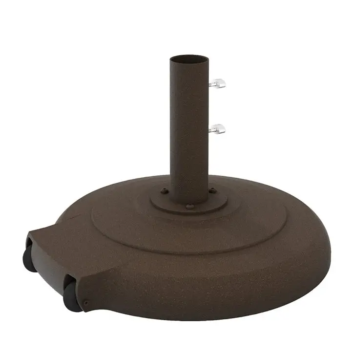 Tropitone 24″ Round Wheeled Umbrella Base for 2″ Poles