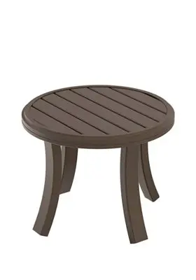 Tropitone Banchetto 24-Inch Round Tea Table