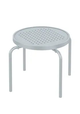 Tropitone Boulevard 20-Inch Round Stacking Tea Table