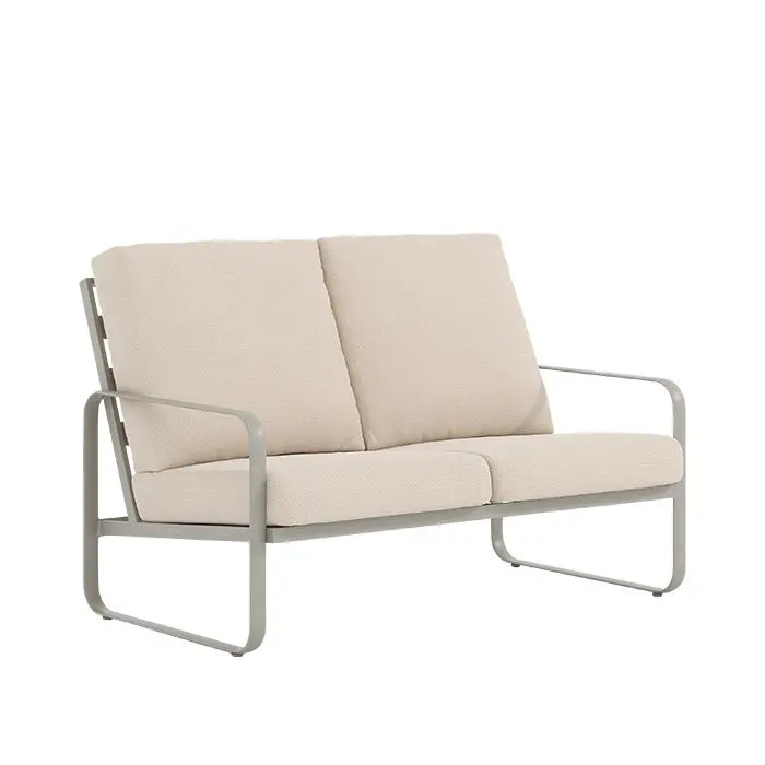 Tropitone Brasilia Cushioned Love Seat – Dual-Seat Outdoor Lounge