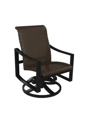 Tropitone Kenzo Woven Swivel Rocker Chair