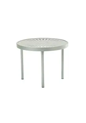 Tropitone La’Stratta 20-Inch Round Tea Table – Contemporary Finish