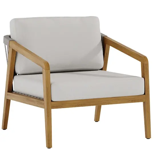 Tropitone Lido Lounge Chair with Ergonomic Design