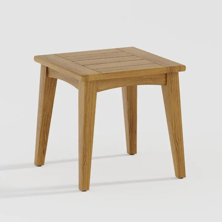 Tropitone Teak Palma End Table – 20″ Square