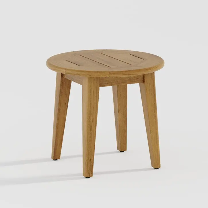 Tropitone Teak Palma End Table – 22″ Round