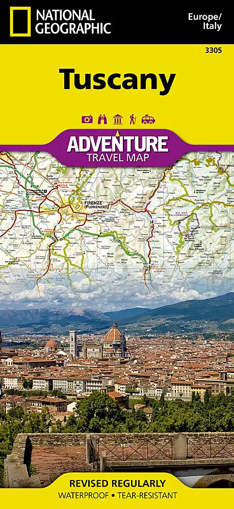 Tuscany Regional Adventure Guide Map