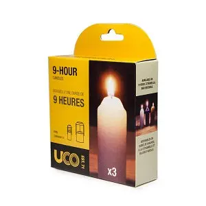 UCO 9-Hour Long-Burn Candle Set (3-Pack)