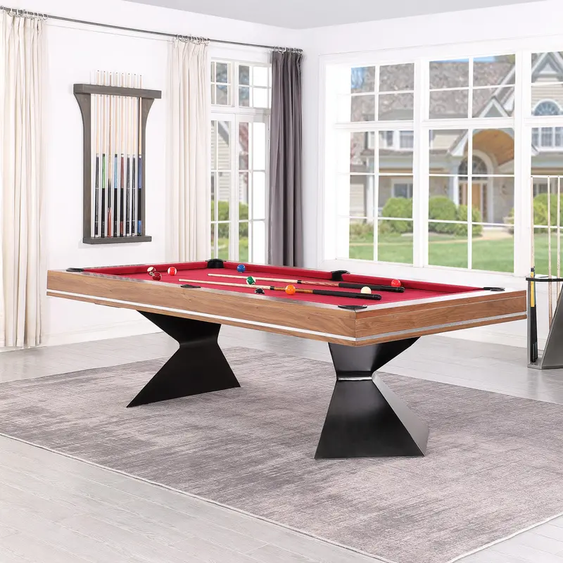 Valencia 8′ Slate Pool Table – Handcrafted Details and Tournament-Grade Playability