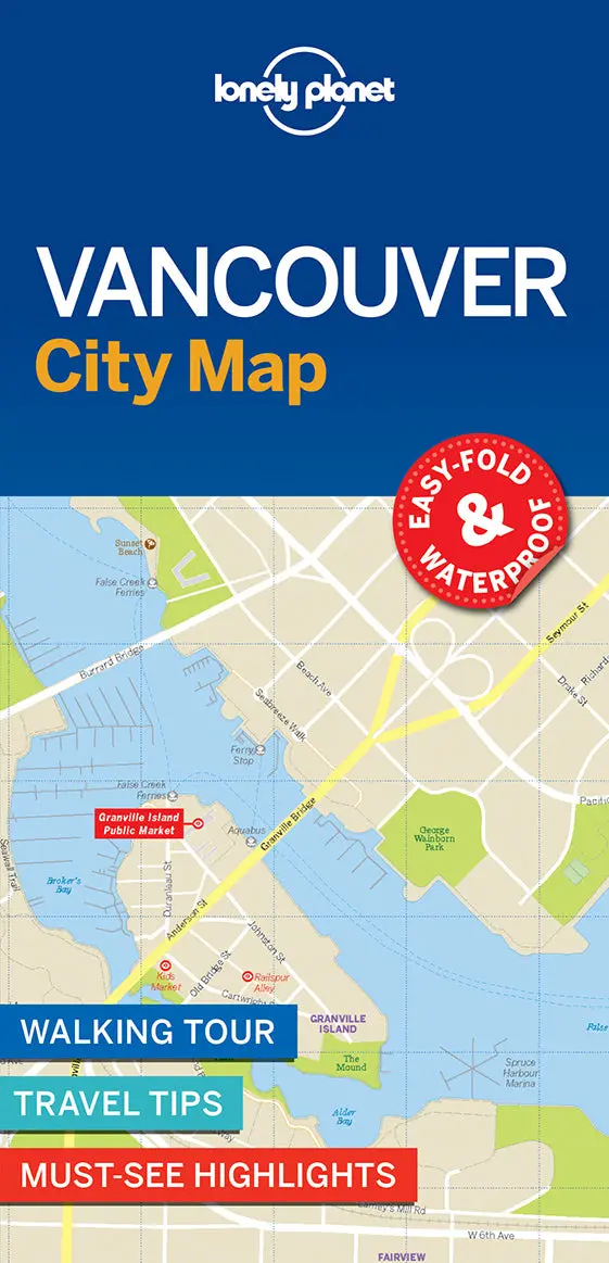 Vancouver City Map – Lonely Planet