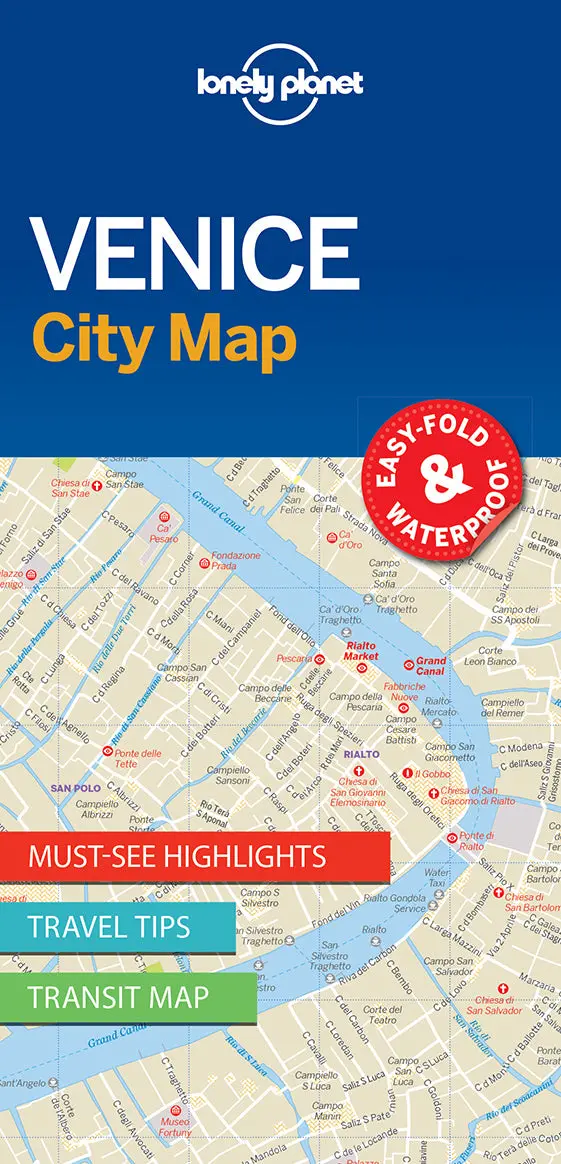 Venice City Map – Lonely Planet