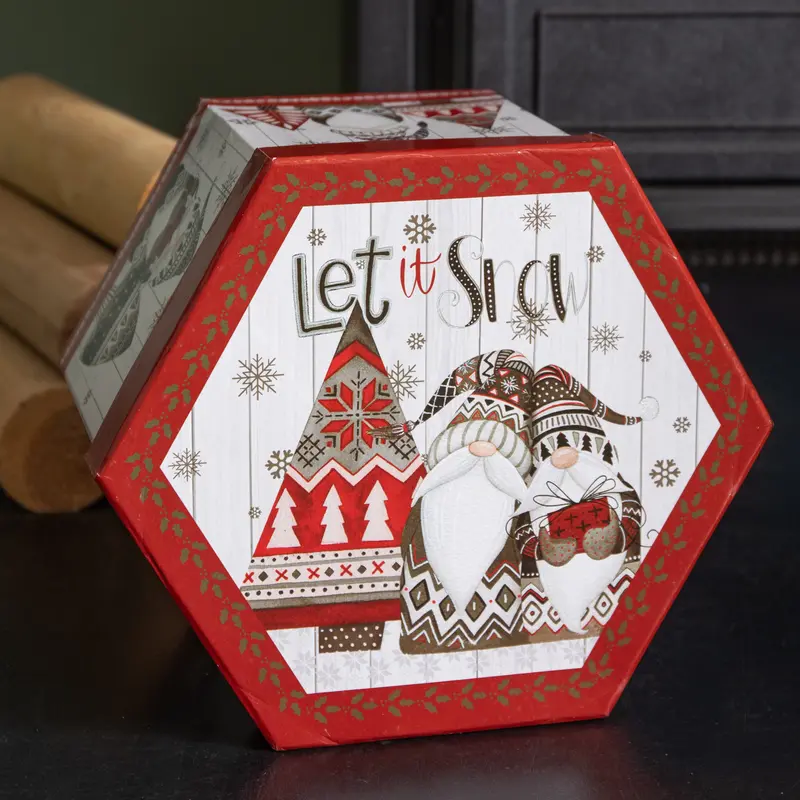 Vintage-Style Gonk Baubles (Set of 14) – 7cm Traditional Christmas Tree Ornaments