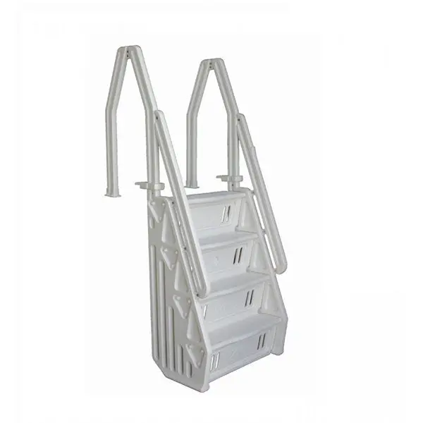 Vinyl Works 32-Inch In-Pool Step for Above-Ground Pools – White Finish
