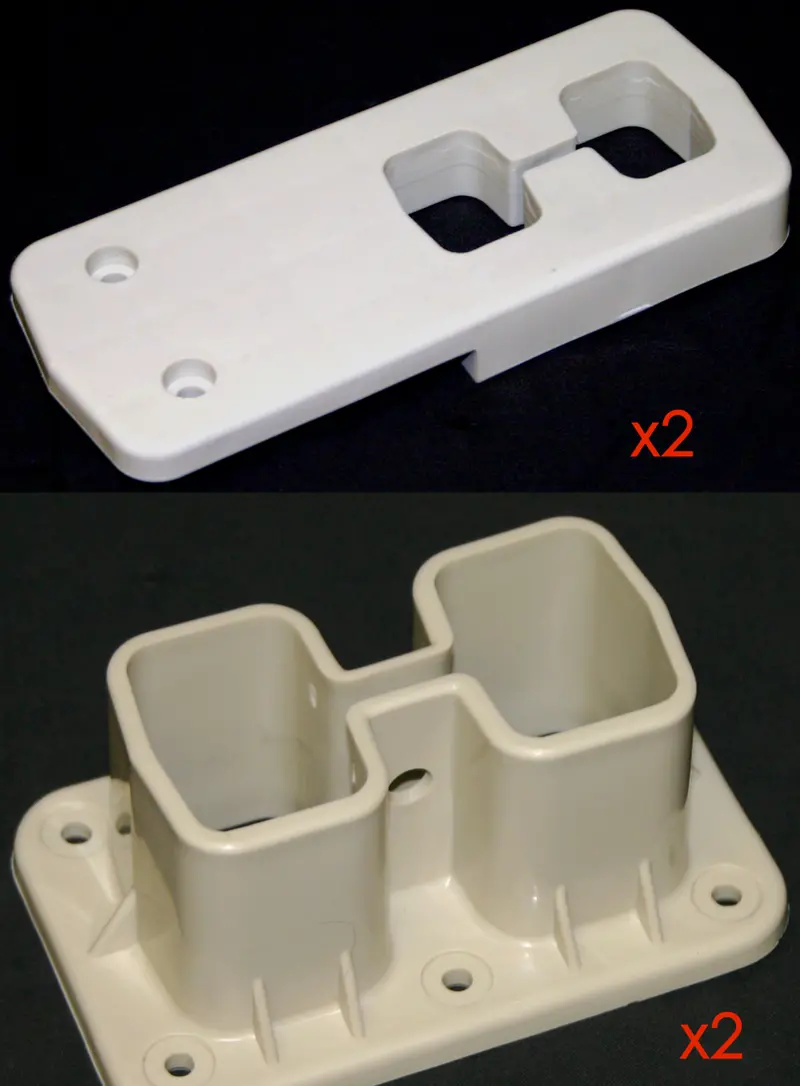 Vinyl Works Deck Ladder Front & Rear Flange Replacement Kit