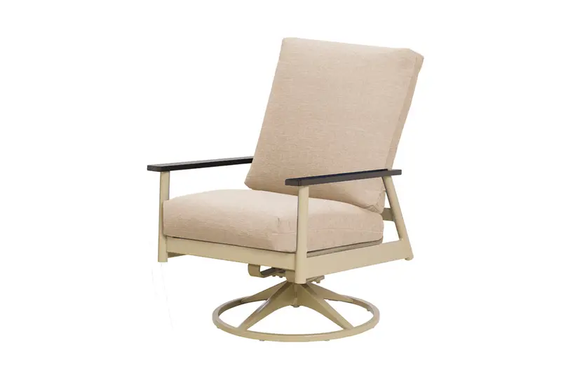 Welles Swivel Rocker with Cushions – Telescope Outdoor Rocking Chair