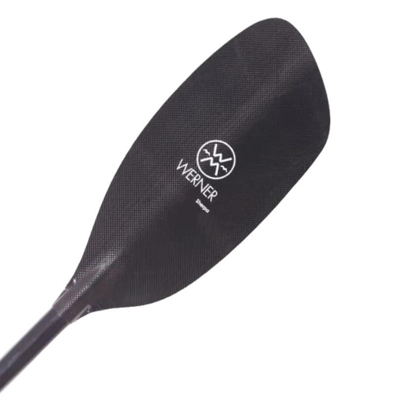 Werner Sherpa Carbon Straight-Shaft Whitewater Kayak Paddle