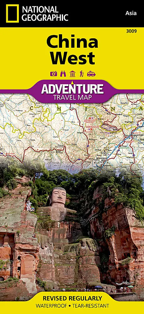 Western China Trekking & Cultural Adventure Map