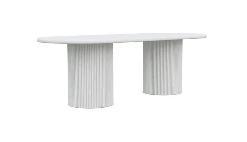 White Palma 96-Inch Dining Table – Azurro Living