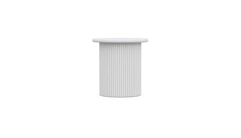 White Palma Side Table – Azurro Living