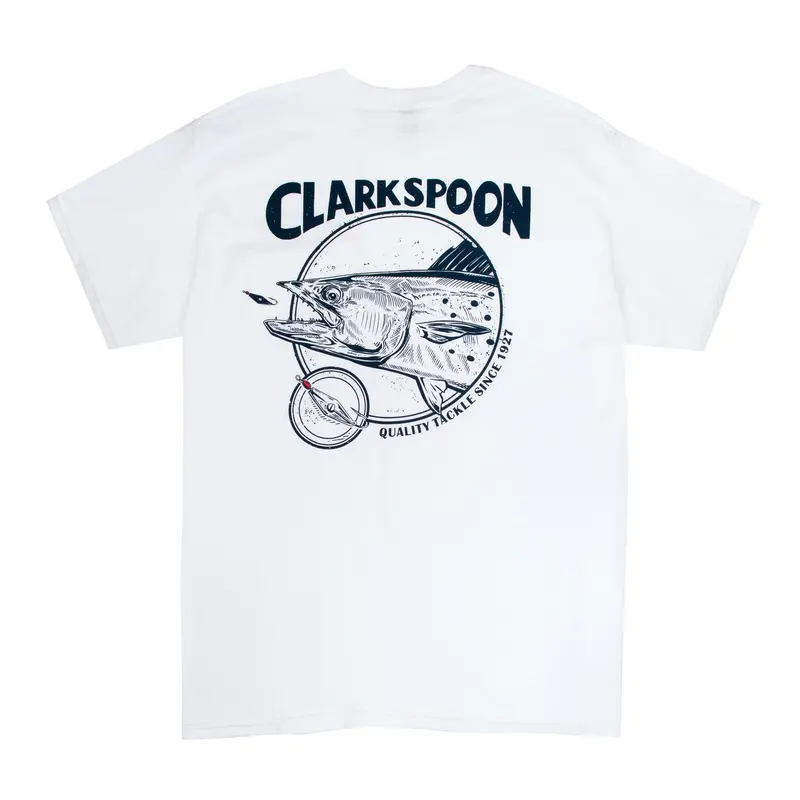 White Spanish Mackerel Face Short-Sleeve T-Shirt