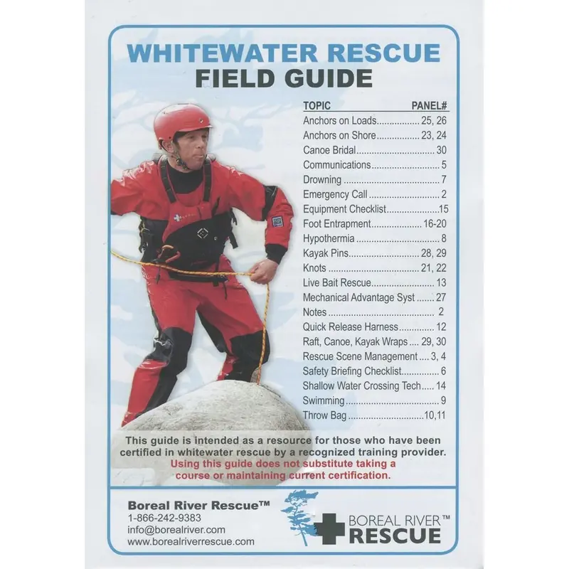 Whitewater Rescue Field Guide – Practical River Safety Manual