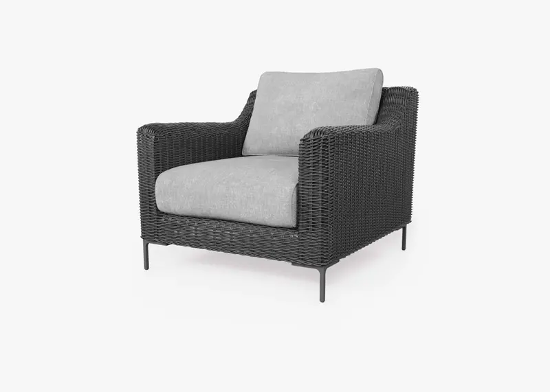 Wicker Outdoor Armchair – Comfort-Focused Lounge Chair by Outer