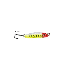 Williams Medium Wabler Spoon – Tiger Clown Pattern with Treble Hooks
