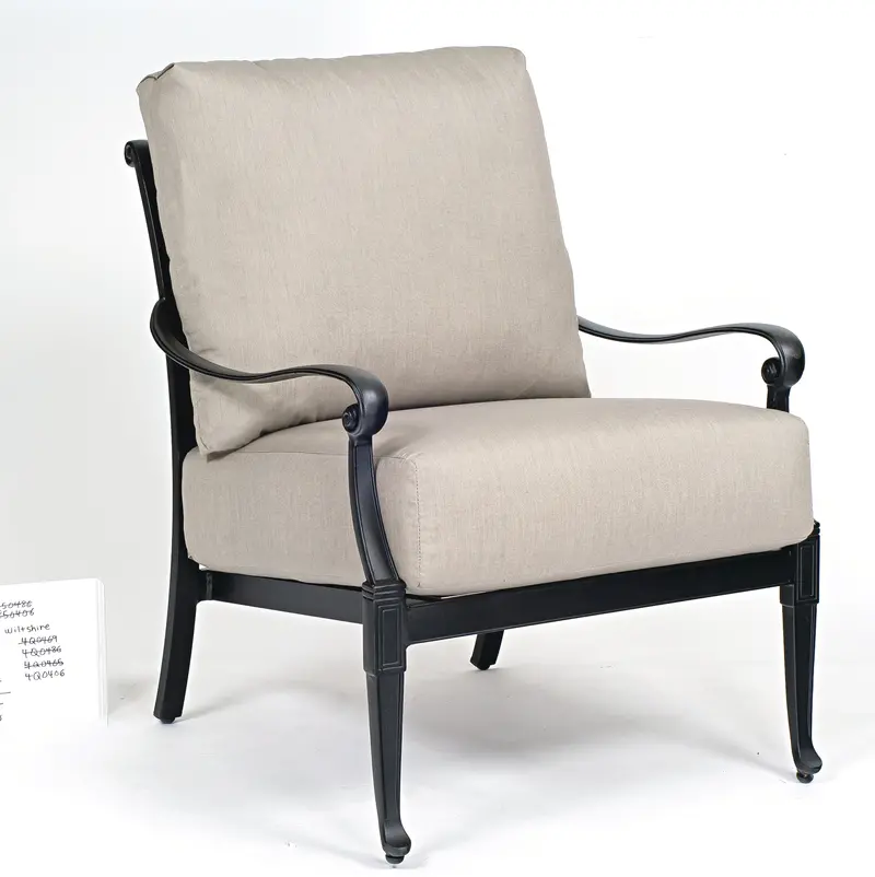 Wiltshire Stationary Lounge Chair – Woodard Patio Armchair