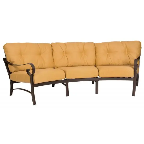 Woodard Belden Cushioned Crescent Sofa