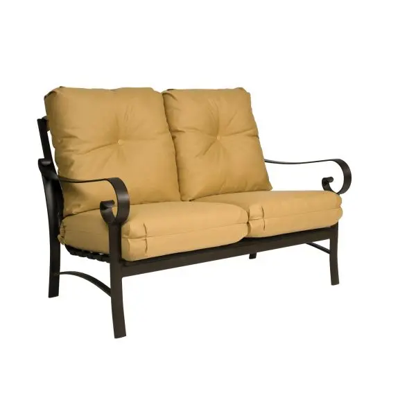 Woodard Belden Cushioned Love Seat