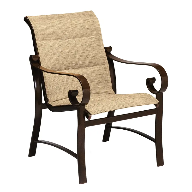 Woodard Belden Padded Sling Dining Armchair