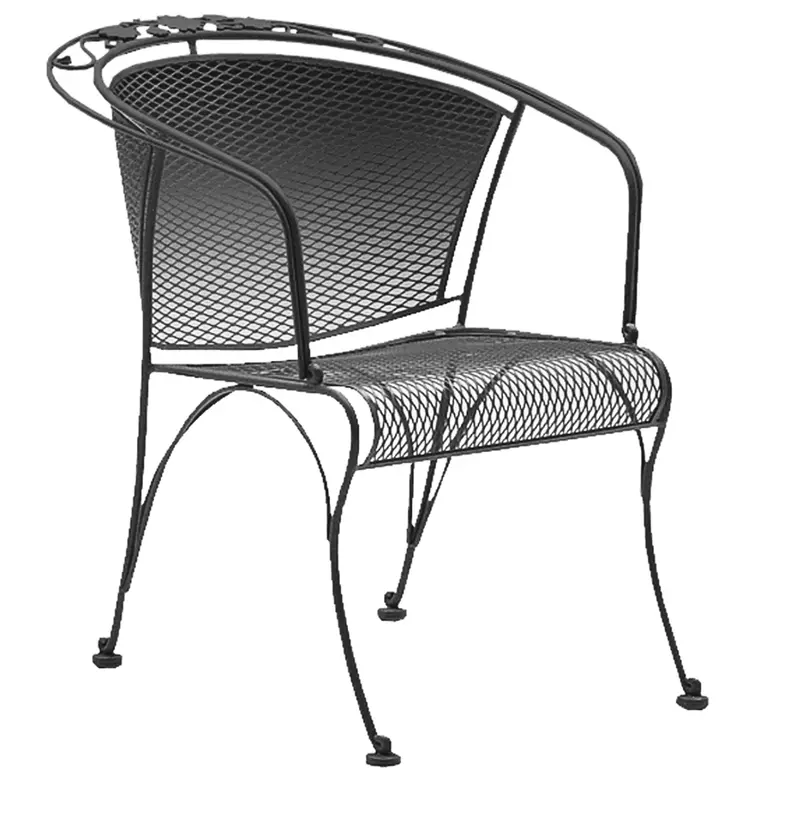 Woodard Briarwood Barrel Dining Chair – Stylish Indoor-Outdoor Option