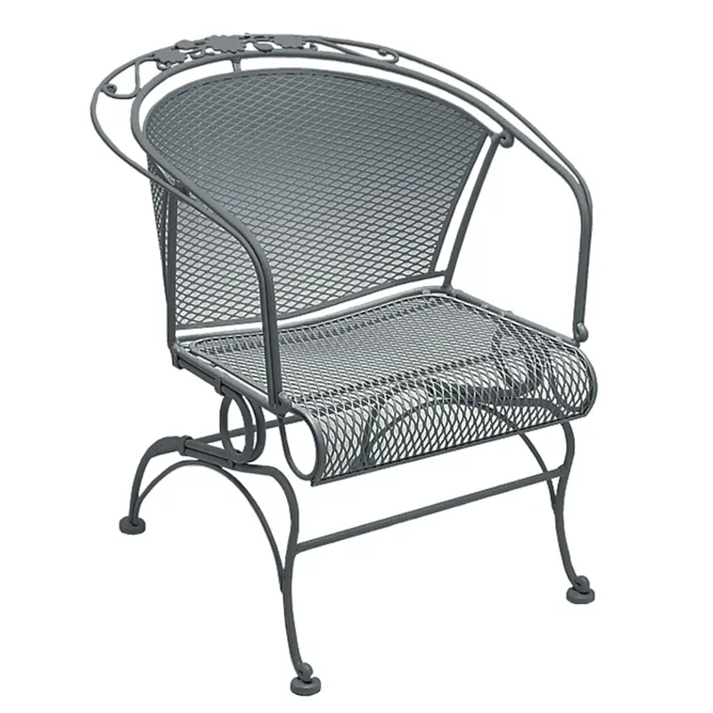 Woodard Briarwood Coil Spring Barrel Chair – Supportive Wicker Seating