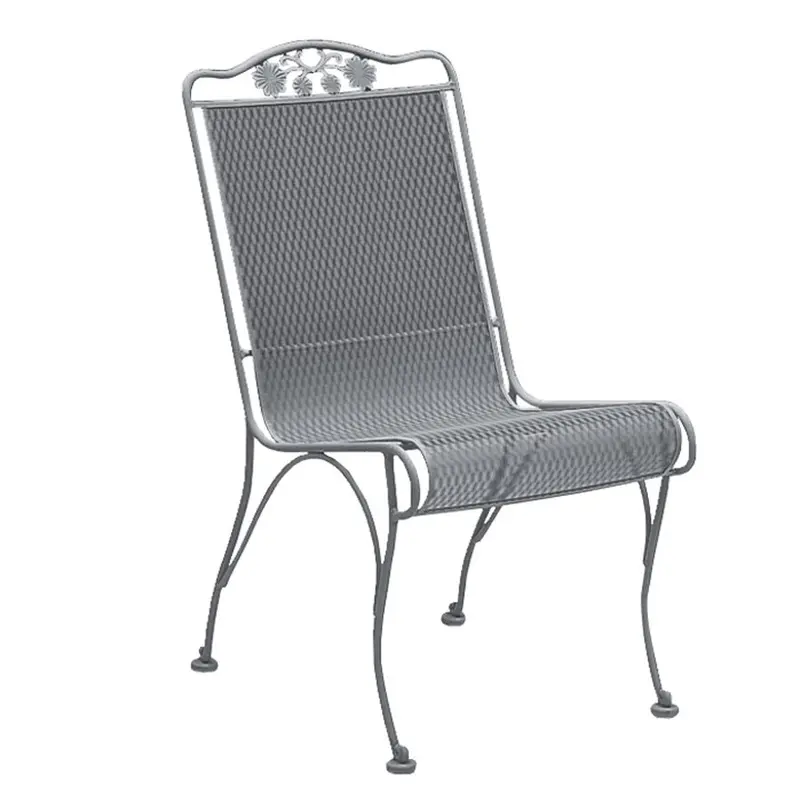 Woodard Briarwood High-Back Dining Side Chair – Elegant Wicker Profile