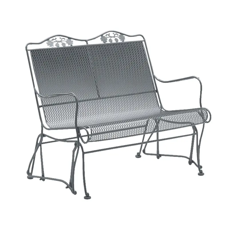 Woodard Briarwood High-Back Gliding Love Seat – Dual-Seat Outdoor Sofa