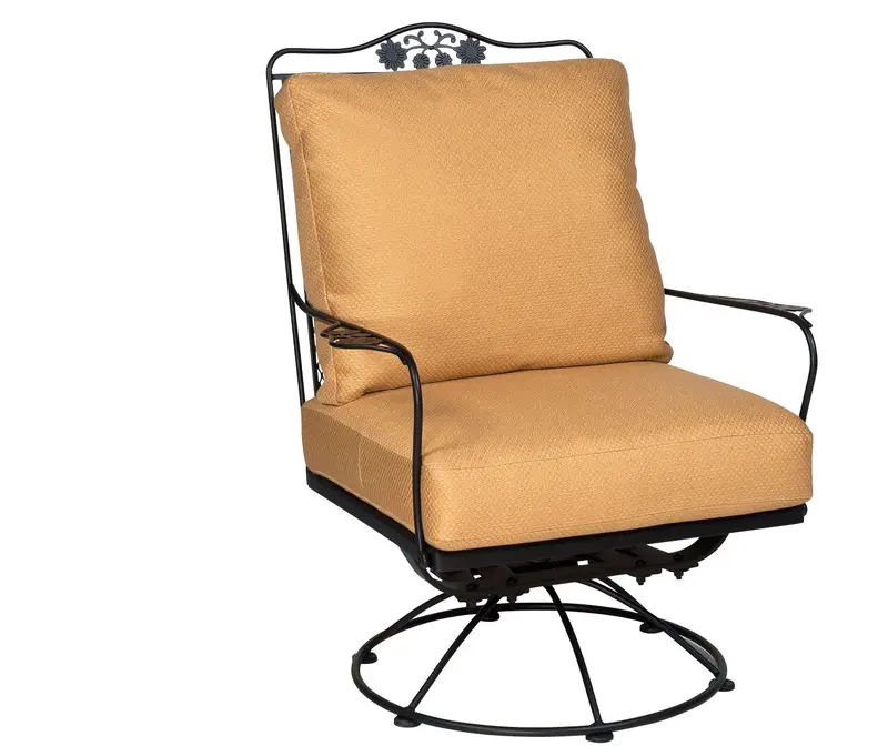 Woodard Briarwood Swivel Rocking Lounge Chair – All-Weather Comfort