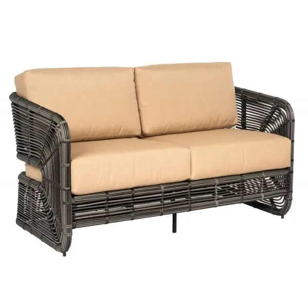 Woodard Carver Love Seat – Two-Seat Outdoor Sofa