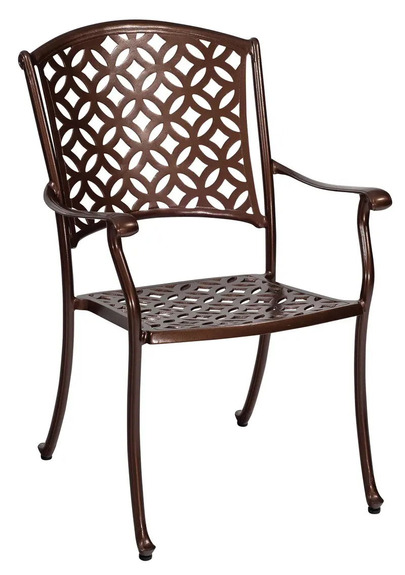 Woodard Casa Stackable Dining Armchair – Space-Saving Design
