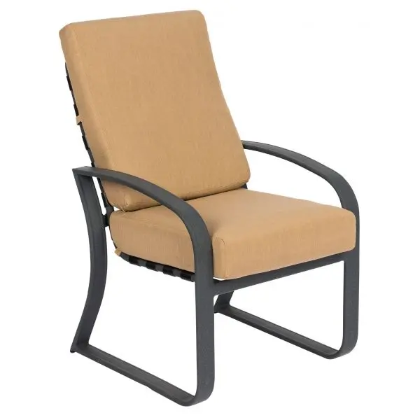 Woodard Cayman Isle Dining Armchair with Cushions