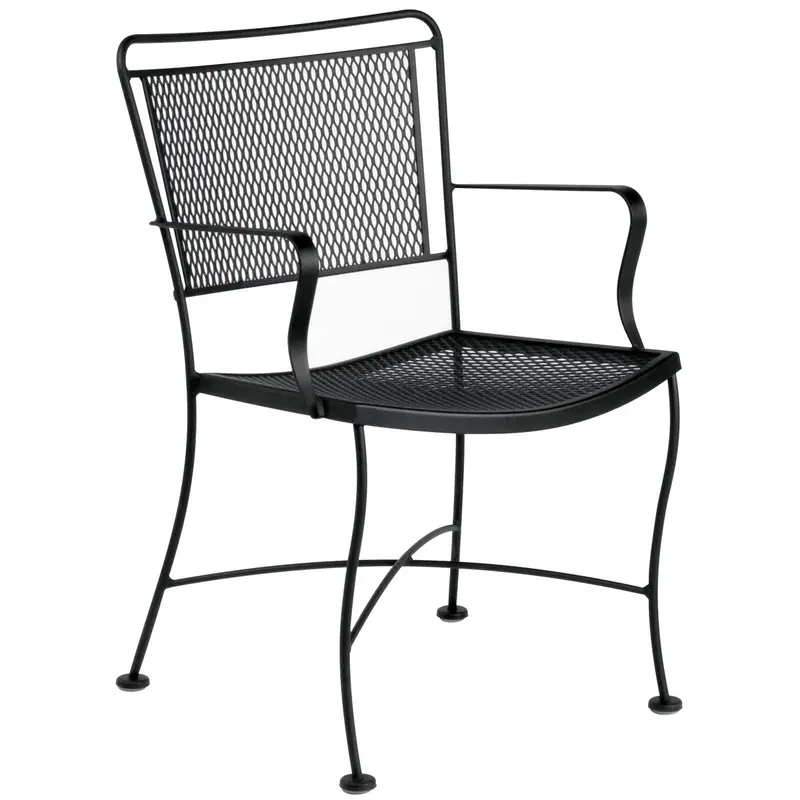Woodard Constantine Dining Armchair – Elegant Wrought Iron Side Chair