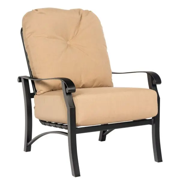 Woodard Cortland Cushioned Low-Back Lounge Chair