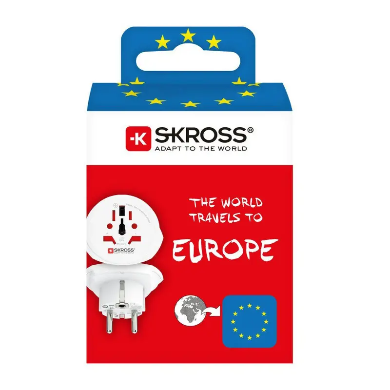 World-to-Europe Travel Adapter – Universal Plug Converter for Global Trips
