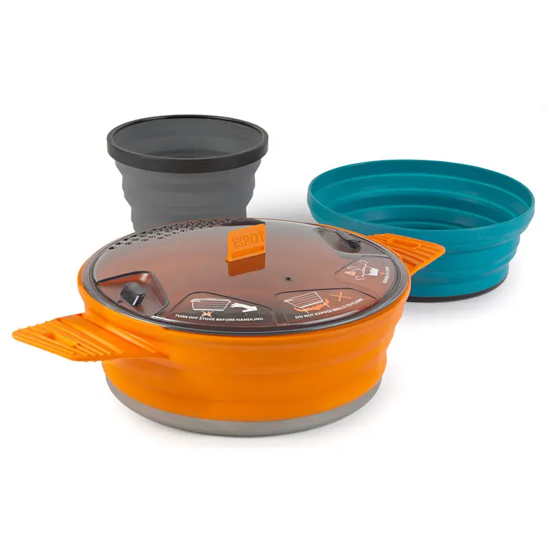 X-Set 21 Cookware Kit – Three-Piece Ultralight Backpacking Pot Set