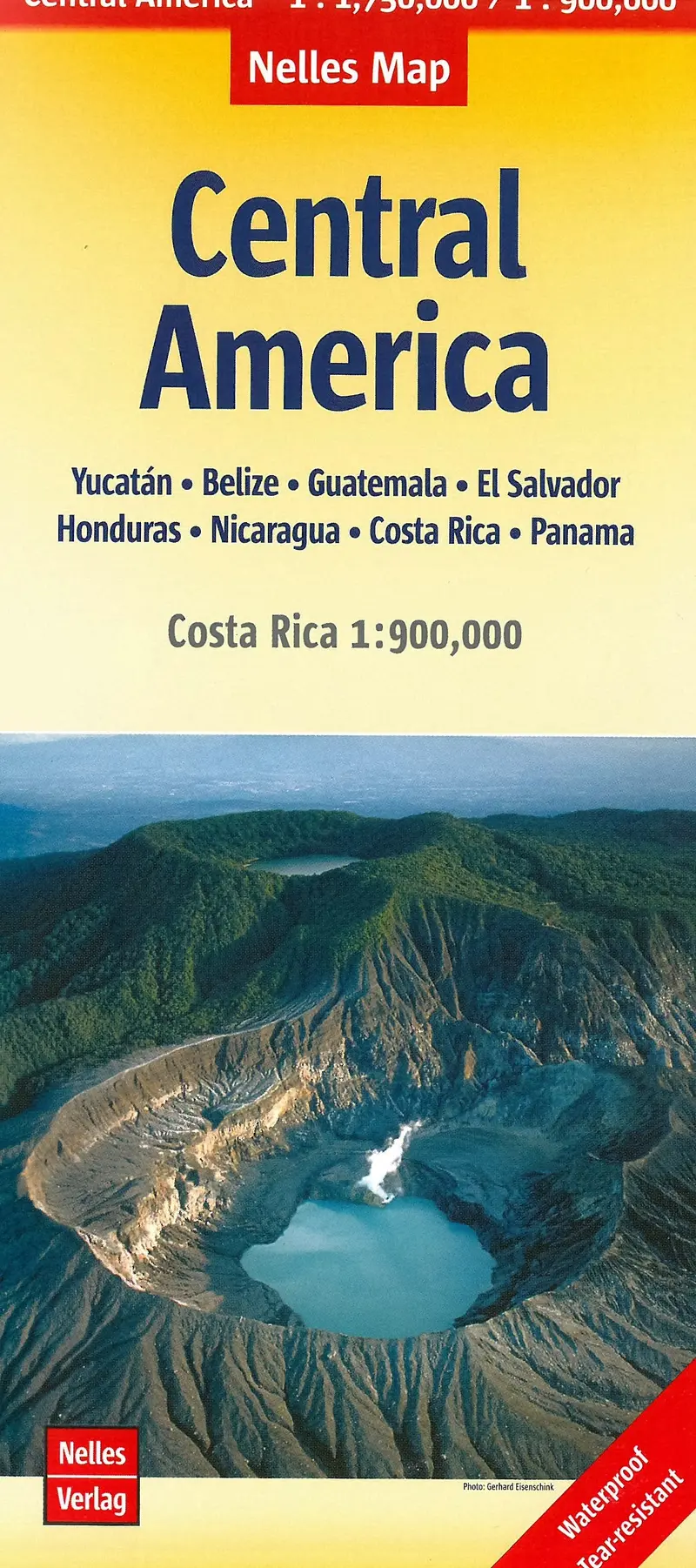 Yucatán Peninsula Travel Map: Belize, Guatemala & Southern Mexico